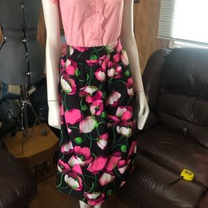 Handmade Floral Skirt